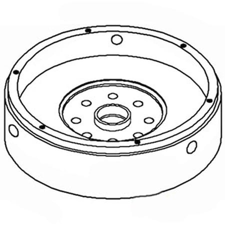 Aftermarket Flywheel With Ring Gear Fits Massey Ferguson 4243 393 4245 390 4253 398 390T 425 3819667M91